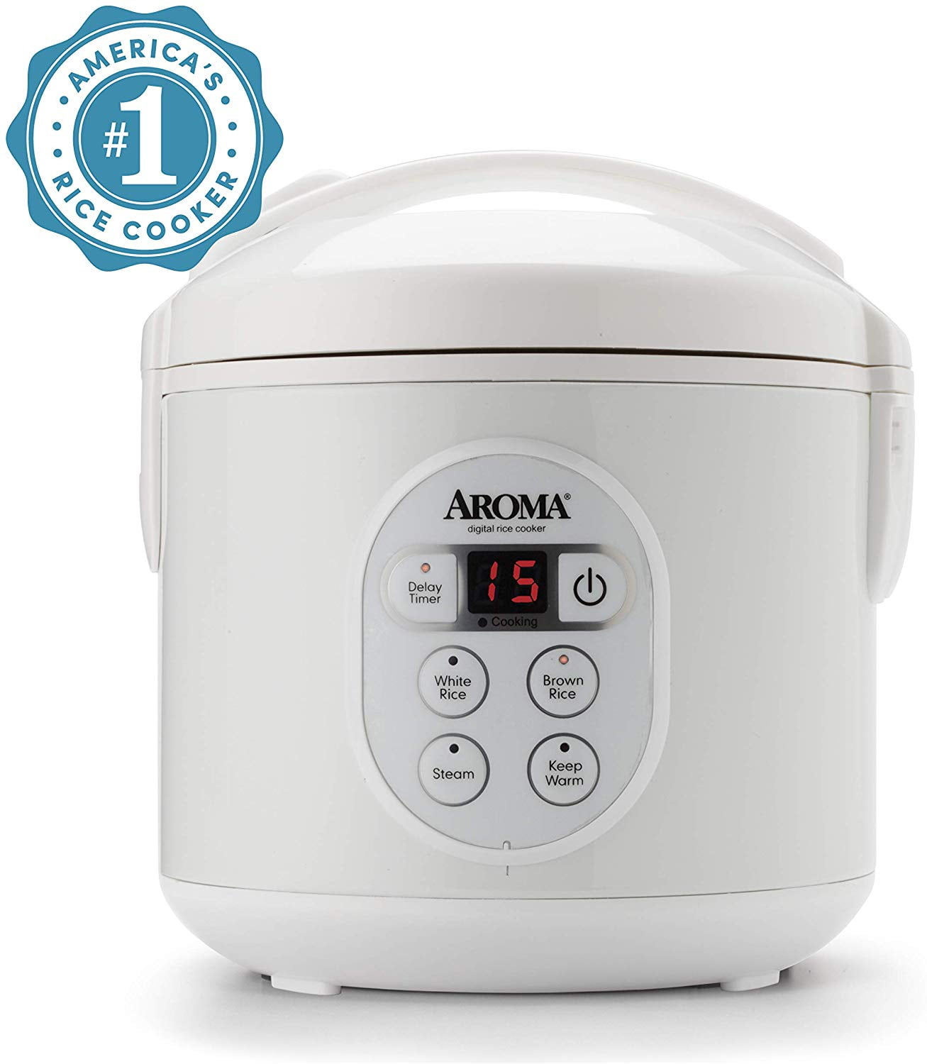 Aroma® 8-Cup (Cooked) / 2Qt. Digital Rice & Grain Multicooker