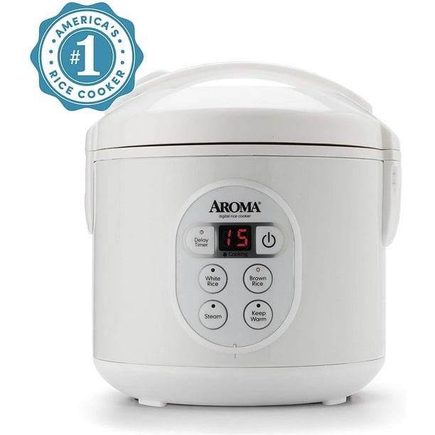 Aroma ARC914D 4Cup CoolTouch Rice Cooker, White