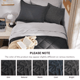 thumbnail image 5 of Sasttie 7 Pieces Twin Comforter Set, Reversible Bed in a Bag, All Season Bedding Set with Comforter, Flat Sheet, Fitted Sheet, Pillowcases & Shams, Dark Grey & Light Grey, 5 of 5