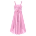 thumbnail image 5 of YONGHS Kids Girls Glitter Dress Evening Ball Party Gown 6-16 A Pink 12, 5 of 5
