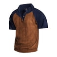thumbnail image 2 of pstuiky camisetas para hombre, Blazer informal de manga larga con cuello redondo para hombre, color liso, transpirable, para fitness camisas casuales para hombre xl, 2 of 8