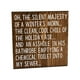 thumbnail image 3 of Letrero de Madera Divertido para Escritorio, Decoración con Cita Motivacional, Madera Envejecida Pintada a Mano, Decoración Única para El Hogar y La Oficina, Perfecto para Chimenea o Estante, Tamaño, 3 of 5