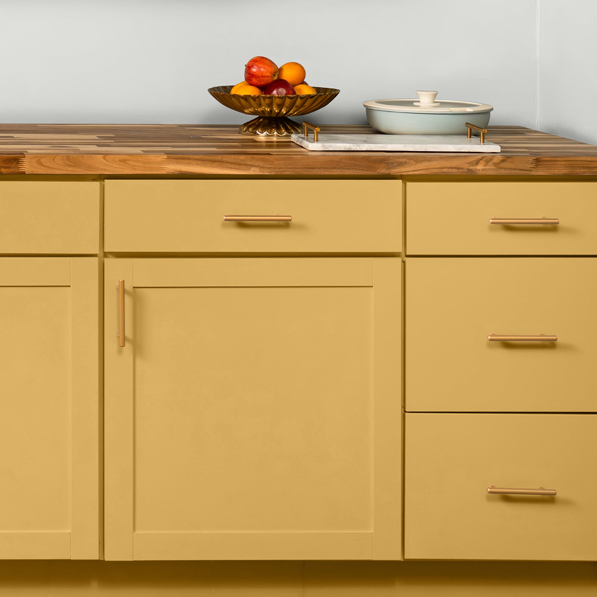 Glidden Cabinet Door and Trim Satin Paint, Butterscotch Bliss, 1 Quart