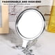 thumbnail image 4 of 5X/1X Espejo cosmético ajustable con aumento de doble cara Espejo de maquillaje plegable, plateado Ecomeon  no, 4 of 6