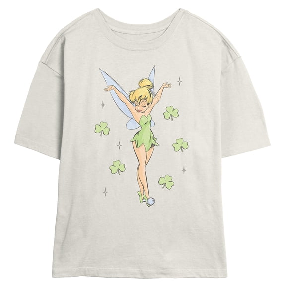 Juniors Peter Pan Lucky Fairy Shamrock T Shirt
