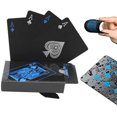 thumbnail image 1 of Royals Unique Black Waterproof Plastic Deck Poker Card, Playing Cards For Adult - Bridge-Sized Black Box Playing Cards | Rummy Cards, With Much Better Look | Waterproof Playing Cards, 1 of 5