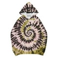 thumbnail image 5 of Heisall Womens Hoodies Tie-Dye Print Longline Long Sleeve Pocket Casual Sportswear Loose Fashion Sweatshirts, 5 of 5