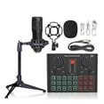 thumbnail image 4 of Loomza D6 Sound Card Wireless Condenser Microphone Multi-Microphone Kits Tabletop, 4 of 7