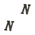 thumbnail image 2 of ZheElen Wide Application Metal Letters House Numbers Fade-Resistant And Versatile Black B17--N 2Set, 2 of 6