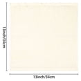 thumbnail image 7 of Unique Bargains Geometric Washcloths Set Cotton Bath Towels Low Lint Beige 4, 7 of 7