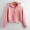 Pink, variant on Lenago Sweatshirt for Women Fall Casual Crewneck Shirts Zip Cropped Long Sleeve Hoodies Workout Short Tops Blouse Fall Outfits
