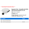 thumbnail image 2 of Expansion Tank - Compatible with 2006 - 2009 Chevy Equinox 3.4L V6 2007 2008, 2 of 2