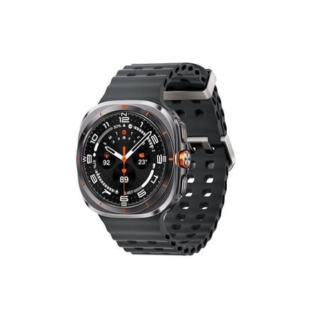 Restored Samsung Galaxy Watch Ultra 47mm Smart Watch, Titanium, LTE (Titanium Gray w/ Black Band)