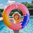 thumbnail image 2 of Anillo de Natación Flotadores Hinchables para Piscina Tubo de Natación Verano Agua Playa Lago Fiesta Suministros, 2 of 4