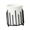 thumbnail image 4 of Soporte sencillo para brochas de maquillaje Yinane Organizador de escritorio Negro, 4 of 8