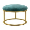 thumbnail image 2 of Otomano Elegante Sunnimix Escabel pequeño acolchado verde, 2 of 8