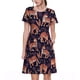 thumbnail image 1 of Balery Leopard Print Vestidos sueltos de manga corta para mujer, vestidos de verano 2025, vestidos casuales de corte A con vuelo., 1 of 6