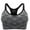 Gray, variant on Adjustable Straps Sports Bras for Women, Removable Pads Sports Bra, Workout Yoga Bra, Gray, S