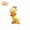 Orange, variant on Giraffe Baby Rattle Teether Toy, Light Up Sound Infant Sensory Shaker, Easy Grip Developmental Hand Rattle, Montessori Early Learning Toy for Toddlers 0-6 9-12 24-36 Months Boys Girls, Baby Gift
