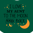 thumbnail image 4 of Inktastic I Love My Aunt to the Moon and Back Boys or Girls Baby Bib, 4 of 4