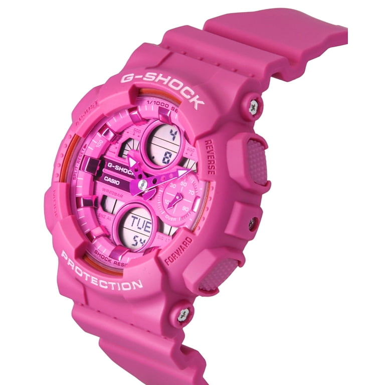 Casio, Women's G-Shock Watch, GMA-S140PP-4A, Pink Dial 200M Water