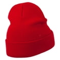 thumbnail image 4 of First Mate Embroidered Long Beanie - Red OSFM, 4 of 5