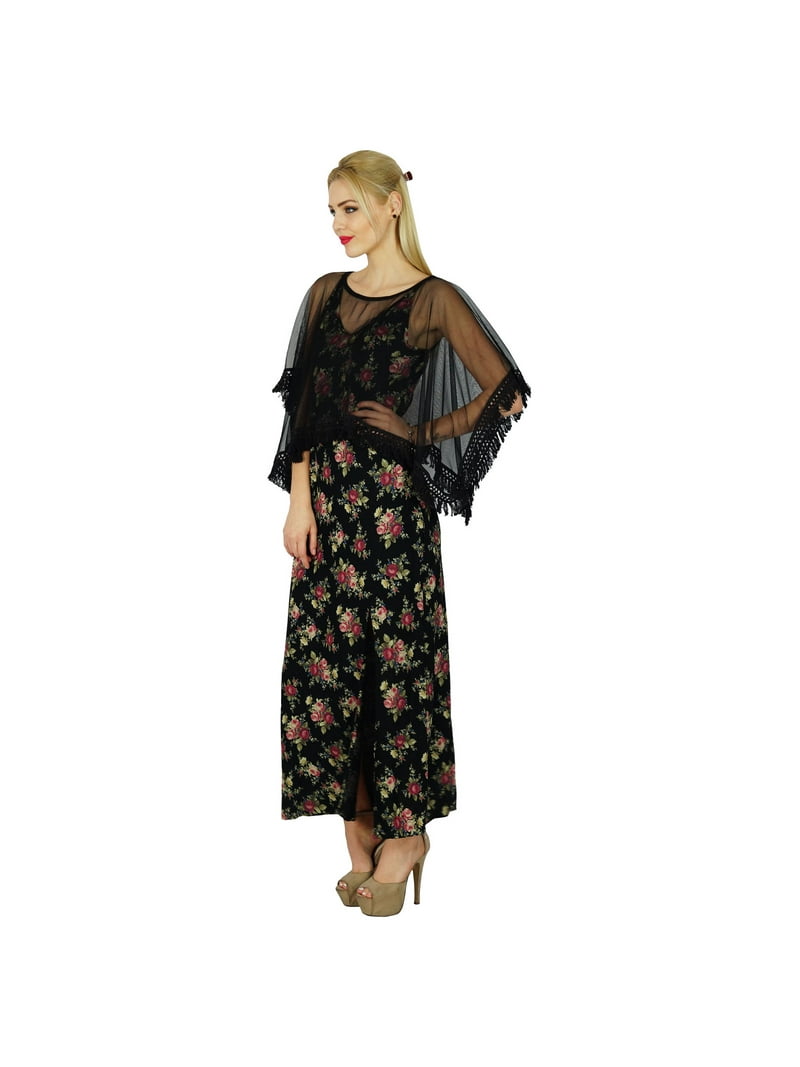 silk poncho dress Sheer Silk Georgette Poncho