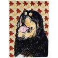 thumbnail image 1 of Caroline's Treasures SS4344CHF Tibétain Mastiff Automne Feuilles Portrait Drapeau Toile, Grand, Multicolore, 1 of 5