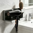 thumbnail image 1 of Soporte de pared para secador de pelo sin necesidad de taladrar | Organizador de baño | Estante multifuncional para herramientas de peluquería | Soporte adhesivo para plancha, rizador y cepillo, 1 of 6