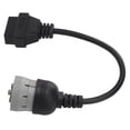 thumbnail image 1 of Câble de Diagnostic OBD1 à OBD2, Résistance à l'Usure Haute Résistance PVC 6 Broches à 16 Broches Adaptateur de Diagnostic pour Scanner pour Camion Robuste, 1 of 7
