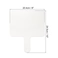 thumbnail image 2 of Paddle de Respuesta de Borrado en Seco Uxcell, 10" x 8" Pizarra Blanca de Mano de Doble Cara, Paleta de Subasta de Madera, Paquete de 3, 2 of 6