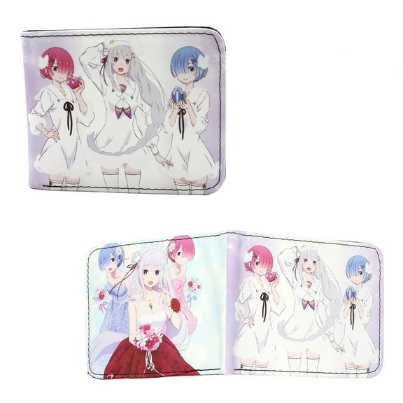 Emilia Camp Style A - Re:Zero 4x5" Bi-Fold Wallet