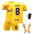 thumbnail image 1 of Conjunto de Camisetas de Futbol KEVCHE 2223 FC Barcelona 4 Piezas Niños Amarillo #8/18, 1 of 6