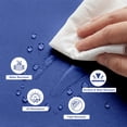 thumbnail image 6 of Outdoor Chair Cushions 24 x 24 x 6 inch for Patio Furniture, Fade & Water Resistant Patio Cushions with Removable Cover and Straps, Blue, 6 of 11