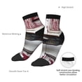 thumbnail image 6 of Fuzoiu Rustic Door Handle Closeup Print Adult Socks, Crew Moisture-wicking Socks, Unisex Cushion Crew Socks,Casual Sports Ankle Socks, 6 of 7