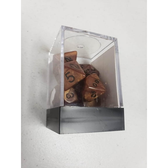 Koplow RPG Dice Sets: Bronze/Black Olympic Polyhedral 7-Die Set