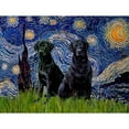 thumbnail image 2 of CafePress - Starry Night & Black Labrador Mug - 11 oz Ceramic Mug - Novelty Coffee Tea Cup, 2 of 3