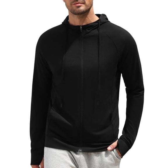 COOFANDY Men's Zip-up Hoodie, Full-zip Hoodie for Men and Women, Hooded Sweatshirt