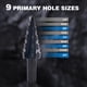 thumbnail image 4 of Broca escalonada SHARPTOOL M2 HSS de 1/4 a 3/4 pulgadas para metal, 4 of 6