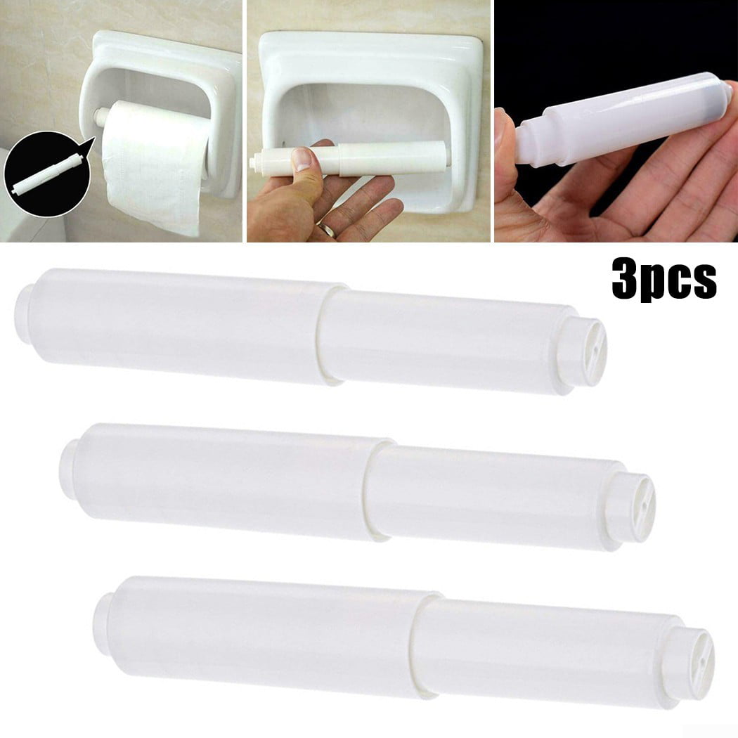 2pcs Washroom Toilet Paper Roll Holder Roller Spindle Insert Spring Too GNCA 