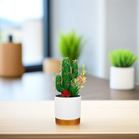 FESTFENDS 1Pcs Artificial Succulent Plants Compact Shape For Indoor Decoration Versatile Use