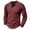 Wine, variant on Dovford Men's Long Sleeve Henley Shirts Stretch Ribbed T-Shirts Fashion Casual Basic Tops 2025