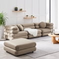 thumbnail image 2 of Jubilee 4-Piece Sectional Sofa in Taupe, 2 of 10