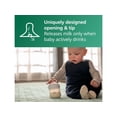 thumbnail image 3 of Philips AVENT Glass Natural Baby Bottle with Natural Response Nipple, Clear, 4oz, 4pk, 3 of 9