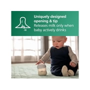 Philips AVENT Glass Natural Baby Bottle with Natural Response Nipple, Clear, 4oz, 4pk