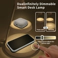 thumbnail image 2 of 3-in-1 Magnetic Wireless Charger & Desk Lamp, 15W Fast Charging Station for Apple multi-device, Suitable for home bedroom and study, 2 of 5