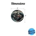 thumbnail image 5 of V8 Engine In Classic Muscle Car Christmas Tree Holiday Round Ceramic Ornament, 5 of 7