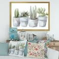 thumbnail image 3 of Designart 'Succulent and Cactus House Plants V' Farmhouse Framed Art Print, 3 of 4