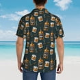 thumbnail image 6 of Daiia Cigar Hawaiian Shirt for Men Gentle Cotton Regular Short Sleeve Casual-3X-Large, 6 of 9