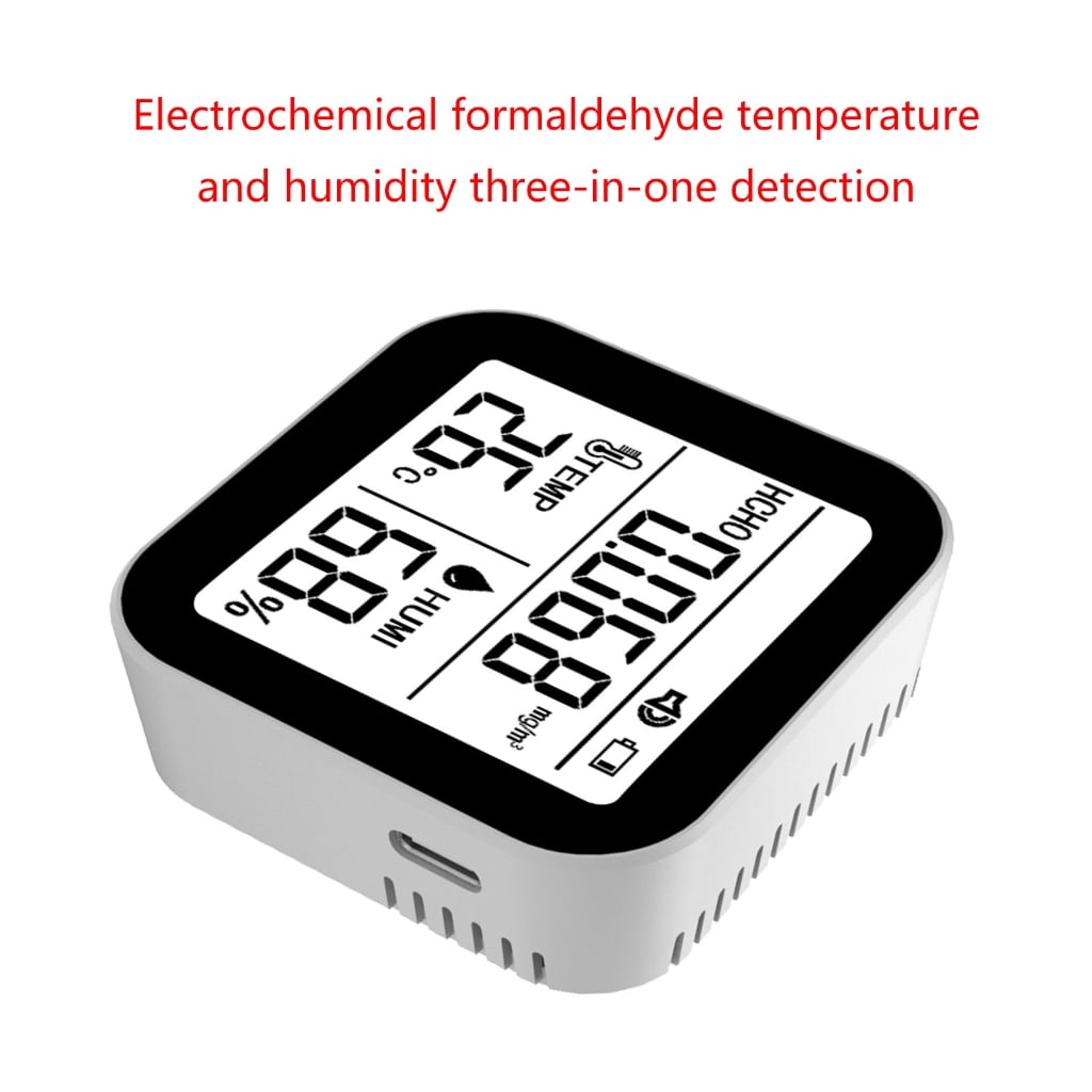 MOMOJIA Multifunction Air Quality Detectors HCHO Temperature Humidity Formaldehyde Monitor
